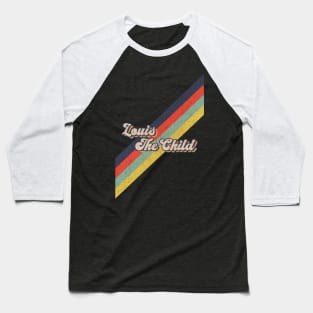 retro vintage color Louis The Child Baseball T-Shirt